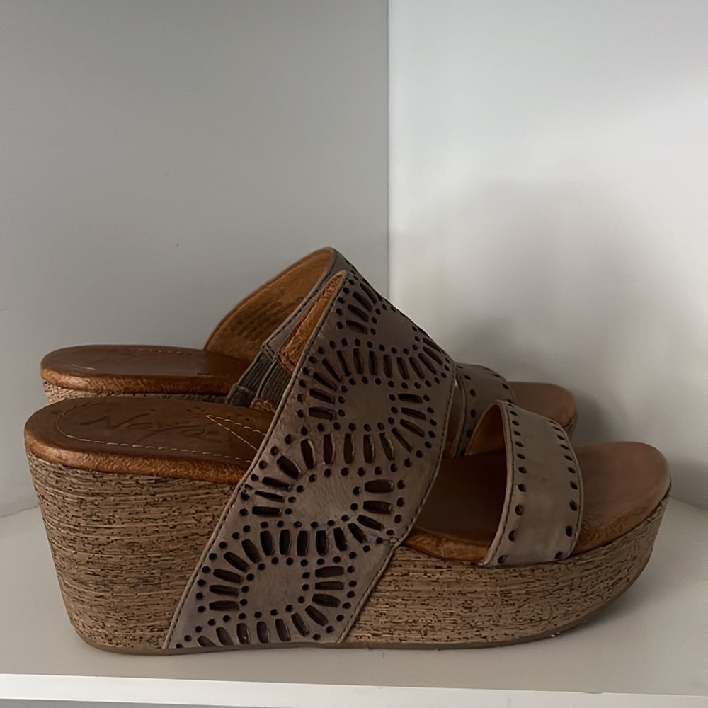 Tan wedges